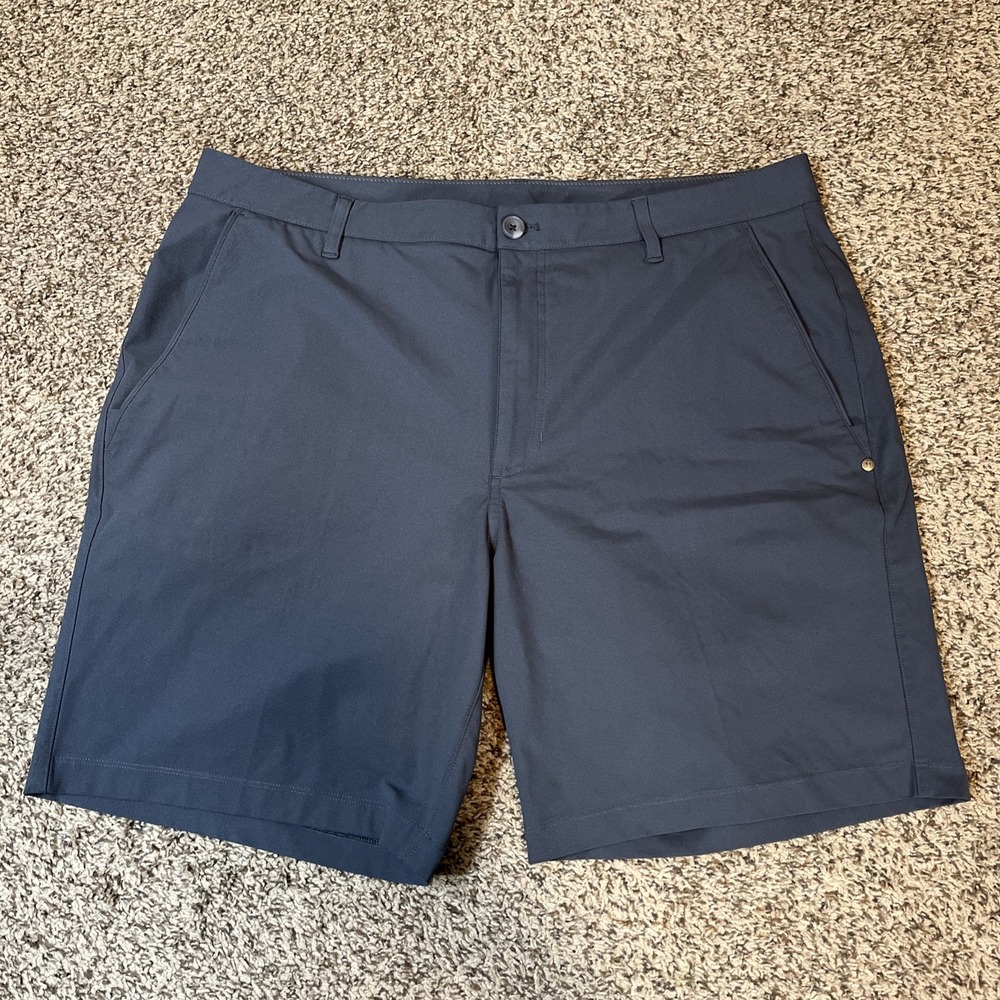 Vuori Aim Shorts Mens Size 38 Charcoal Grey Stretch Performance Chino Golf V379